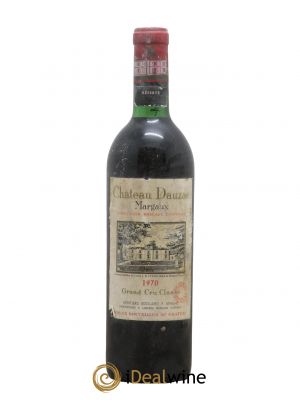 Château Dauzac 5ème Grand Cru Classé 1970 - Lot de 1 Bottle