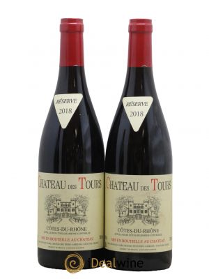 Côtes du Rhône Château des Tours Emmanuel Reynaud 2018 - Lot de 2 Bottles