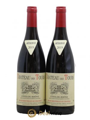 Côtes du Rhône Château des Tours Emmanuel Reynaud  2019 - Lot of 2 Bottles
