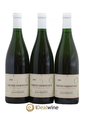 Crozes-Hermitage Domaine Graillot 2002 - Lot de 3 Bottles