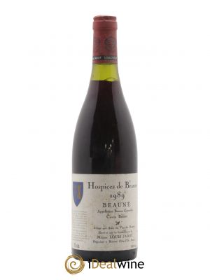 Beaune 1er Cru Cuvee Brunet Louis Jadot Hospices de Beaune 1989 - Lot de 1 Bottle