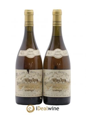 Vouvray Clos du Bourg Demi-Sec Domaine Huet  1996 - Lot of 2 Bottles
