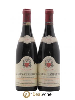 Gevrey-Chambertin 1er Cru Le Poissenot Geantet-Pansiot  1996 - Lot of 2 Bottles