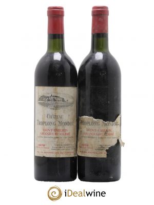 Château Troplong Mondot 1er Grand Cru Classé B 1978 - Lot de 2 Bottles