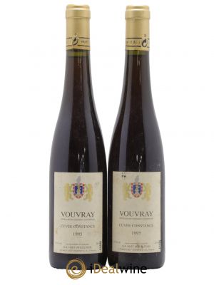 Vouvray Cuvée Constance Domaine Huet 50cl 1995 - Lot of 2 Bottles