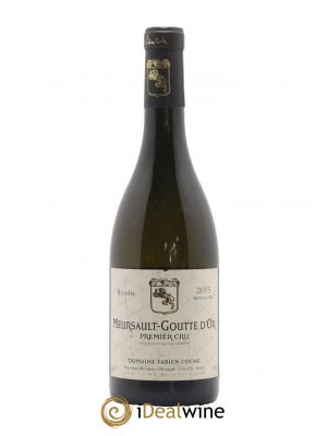 Meursault 1er Cru Goutte d'Or Fabien Coche 2015 - Lot de 1 Bottle