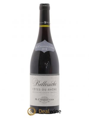 Côtes du Rhône Belleruche Chapoutier  2018 - Lot of 1 Bottle