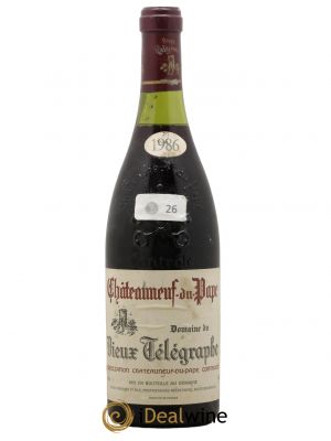 Châteauneuf-du-Pape Vieux Télégraphe (Domaine du) Vignobles Brunier  1986 - Lot of 1 Bottle