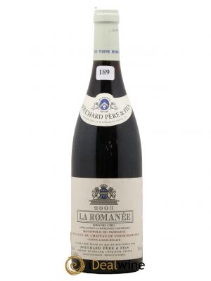 La Romanée Grand Cru Comte Liger-Belair (Domaine du) 2003 - Lot de 1 Bottle