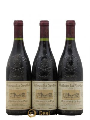 Châteauneuf-du-Pape Château la Nerthe Famille Richard  2000 - Lot of 3 Bottles