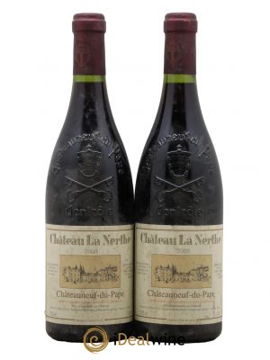 Châteauneuf-du-Pape Château la Nerthe Famille Richard  2000 - Lot of 2 Bottles