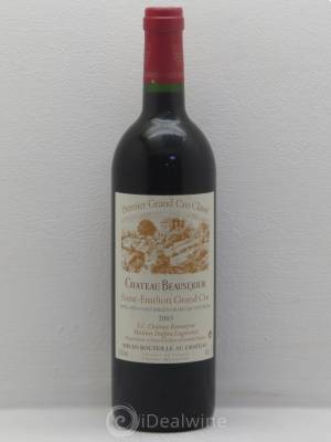 Château Beauséjour (Duffau-Lagarrosse) 1er Grand Cru Classé B  2003 - Lot of 1 Bottle