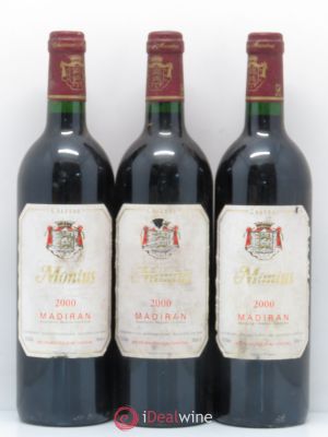 Madiran Château Montus Alain Brumont  2000 - Lot of 3 Bottles