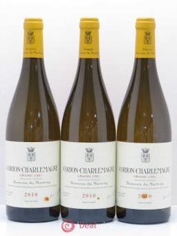 Corton-Charlemagne Grand Cru Bonneau du Martray (Domaine)  2010 - Lot of 3 Bottles
