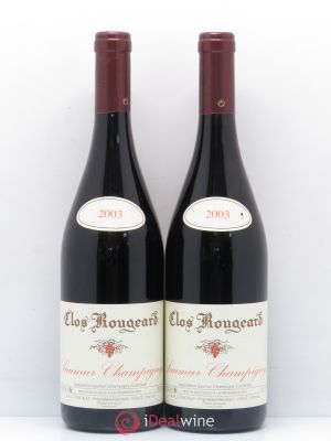 Saumur-Champigny Le Clos Clos Rougeard  2003 - Lot of 2 Bottles