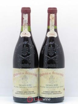 Châteauneuf-du-Pape Château de Beaucastel Jean-Pierre & François Perrin  1994 - Lot of 2 Bottles