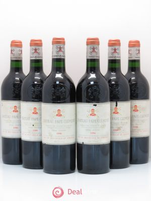Château Pape Clément Cru Classé de Graves  1996 - Lot of 6 Bottles