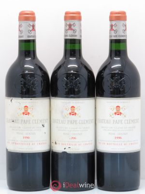 Château Pape Clément Cru Classé de Graves  1996 - Lot of 3 Bottles