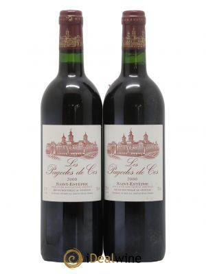 Les Pagodes de Cos Second Vin  2000 - Lot of 2 Bottles