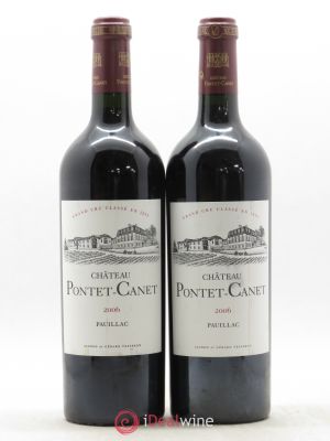 Château Pontet Canet 5ème Grand Cru Classé  2006 - Lot of 2 Bottles