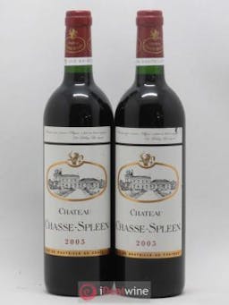 Château Chasse Spleen  2003 - Lot de 2 Bouteilles