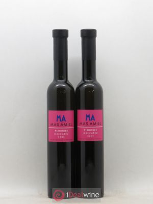 Maury Vin Doux Naturel Plenitude Mas Amiel Maccabeu  2002 - Lot of 2 Half-bottles