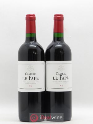Pessac-Léognan Château Le Pape 2014 - Lot of 2 Bottles