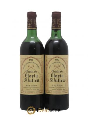 Château Gloria  1982 - Lot of 2 Bottles