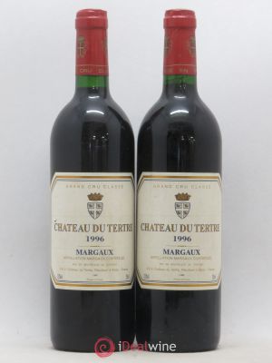 Château du Tertre 5ème Grand Cru Classé  1996 - Lot of 2 Bottles