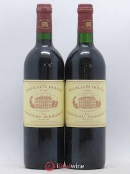 Pavillon Rouge du Château Margaux Second Vin  1996 - Lot of 2 Bottles