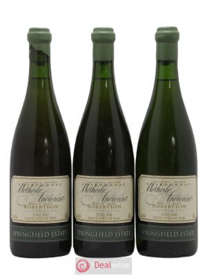 Afrique du Sud Chardonnay Méthode ancienne Robertson 2002 - Lot de 3 Bouteilles