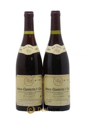 Gevrey-Chambertin 1er Cru Clos Prieur Rene Boulay 1993 - Lot of 2 Bottles
