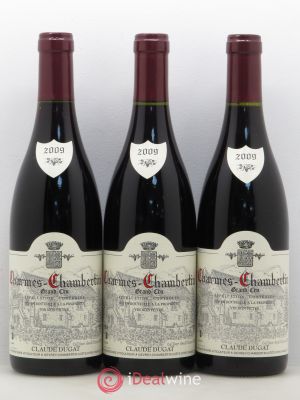 Charmes-Chambertin Grand Cru Claude Dugat  2009 - Lot of 3 Bottles