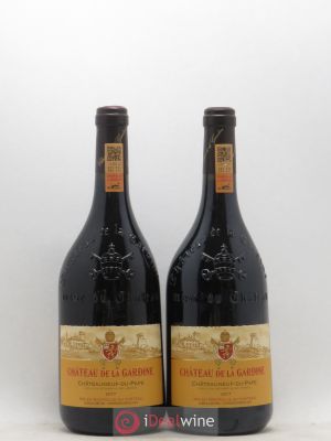 Châteauneuf-du-Pape Château de La Gardine Famille Brunel  2017 - Lot of 2 Bottles