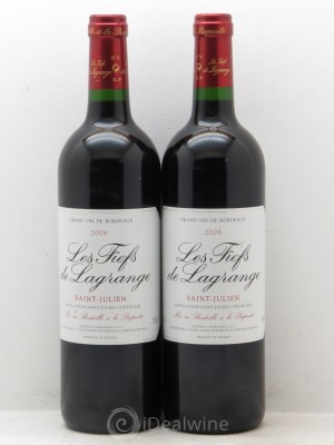 Les Fiefs de Lagrange Second Vin  2008 - Lot de 2 Bouteilles