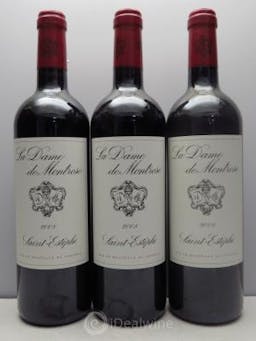 La Dame de Montrose Second Vin  2008 - Lot of 3 Bottles