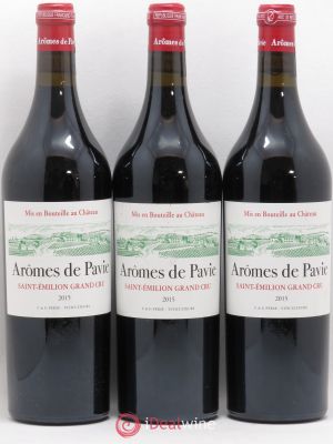 Saint-Émilion Grand Cru Aromes de Pavie 2015 - Lot of 3 Bottles