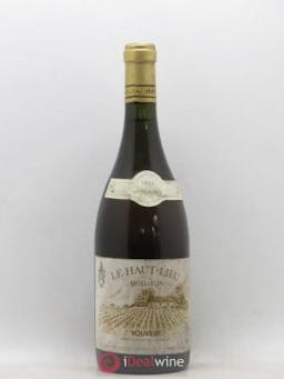 Vouvray Le Haut-Lieu Moelleux Huet (Domaine)  1989 - Lot of 1 Bottle