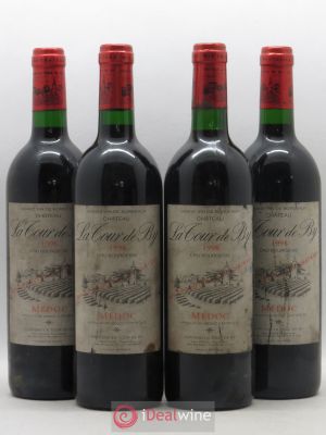 Château La Tour de By Cru Bourgeois  1998 - Lot of 4 Bottles