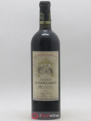 Château La Tour Carnet 4ème Grand Cru Classé  2001 - Lot of 1 Bottle