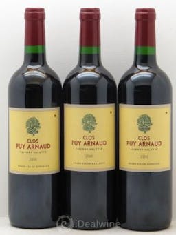 Clos Puy Arnaud  2008 - Lot of 3 Bottles
