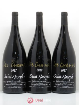 Saint-Joseph Les Champs Dard et Ribo 2012 - Lot of 3 Magnums