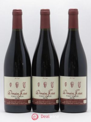 IGP Isère Coteaux du Grésivaudan Pinot Noir Domaine Finot 2016 - Lot of 3 Bottles