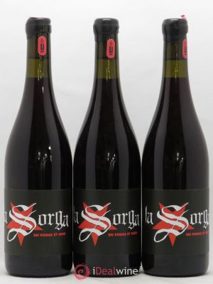 Vin de France En rouge et noir Domaine de la Sorga 2015 - Lot de 3 Bouteilles