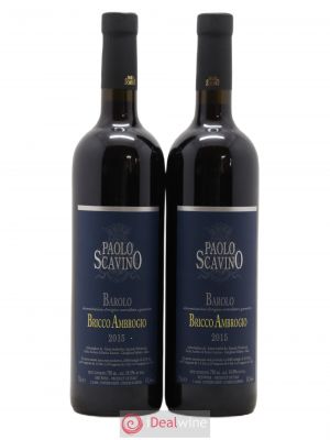 Barolo DOCG Bricco Ambrogio Scavino 2015 - Lot of 2 Bottles