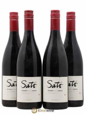 Nouvelle Zélande Central Otago Pinot Noir Sato Wines 2014 - Lot de 4 Bouteilles