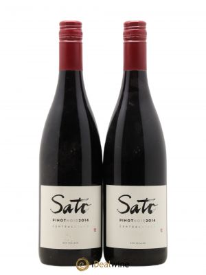 Nouvelle Zélande Central Otago Pinot Noir Sato Wines 2014 - Lot of 2 Bottles