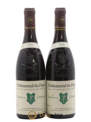 Châteauneuf-du-Pape Réserve des Célestins Henri Bonneau & Fils  2006 - Lot of 2 Bottles