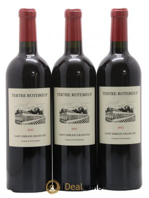 Château Tertre Roteboeuf  2015 - Lot of 3 Bottles