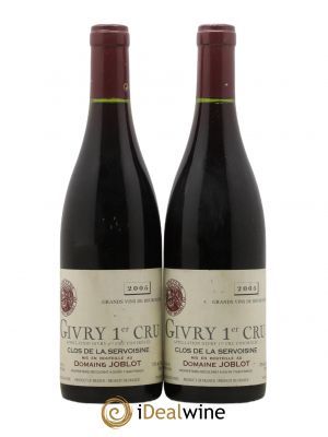 Givry 1er Cru Servoisine Joblot (Domaine)  2005 - Lot of 2 Bottles